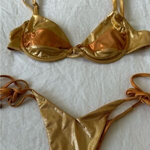 Gold Bikini size small